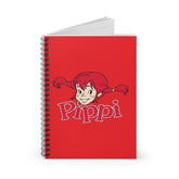 Pippi Longstocking Spiral Notebook - Ruled Line
